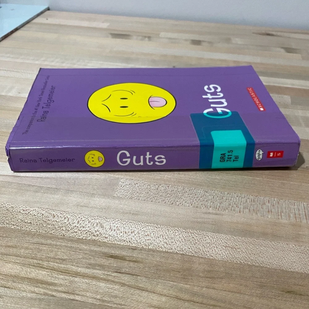 3/$10 Scholastic 'Guts' Book by Raina Telgemeier